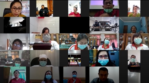 Seminar Online, Solusi Layanan JKN-KBS Di Tengah Pandemi COVID-19 di Kabupaten Badung